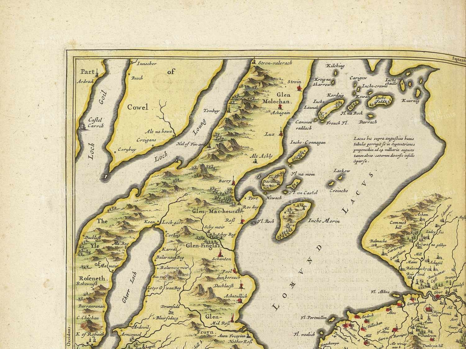 Map top left quadrant
