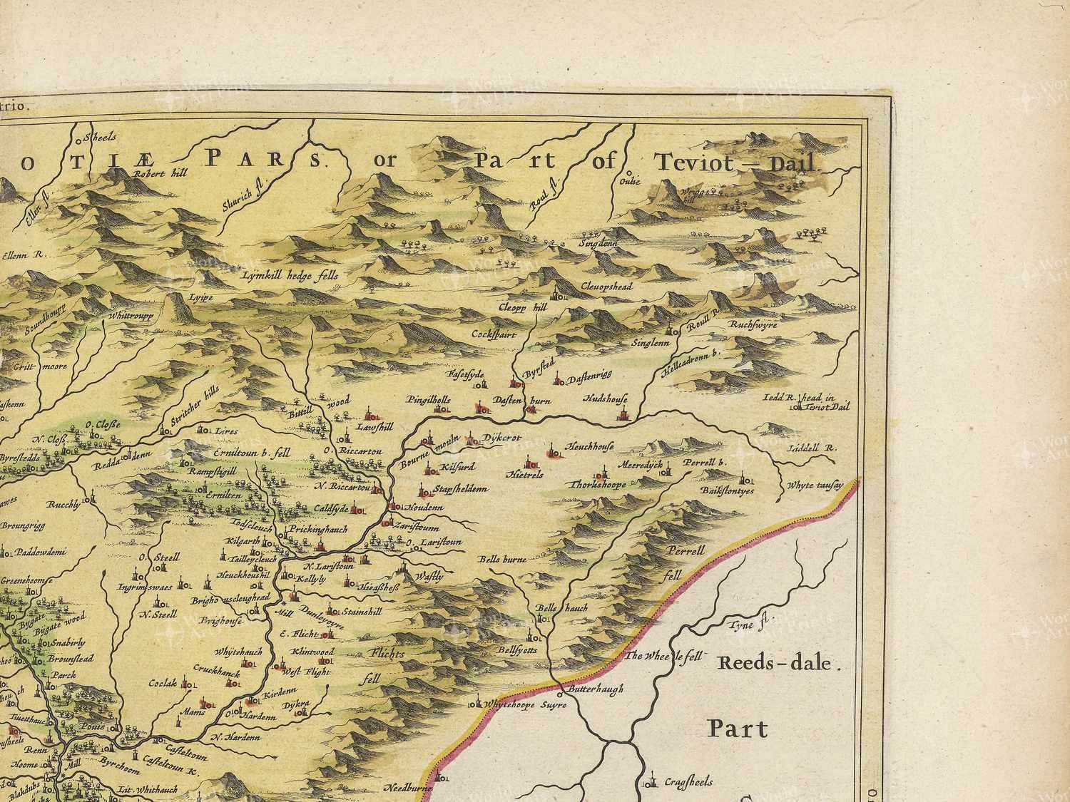 Map top right quadrant