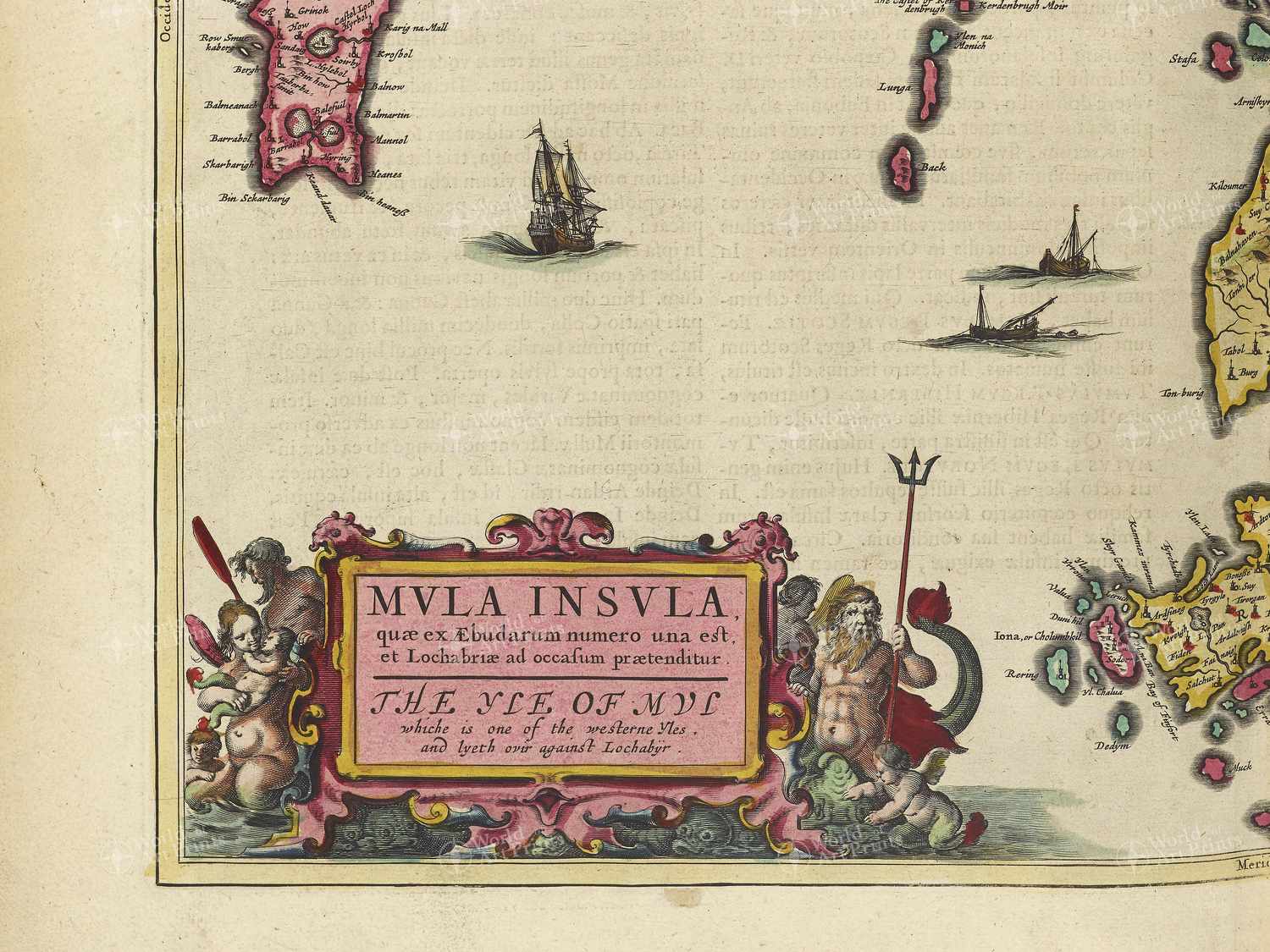 Map bottom left quadrant