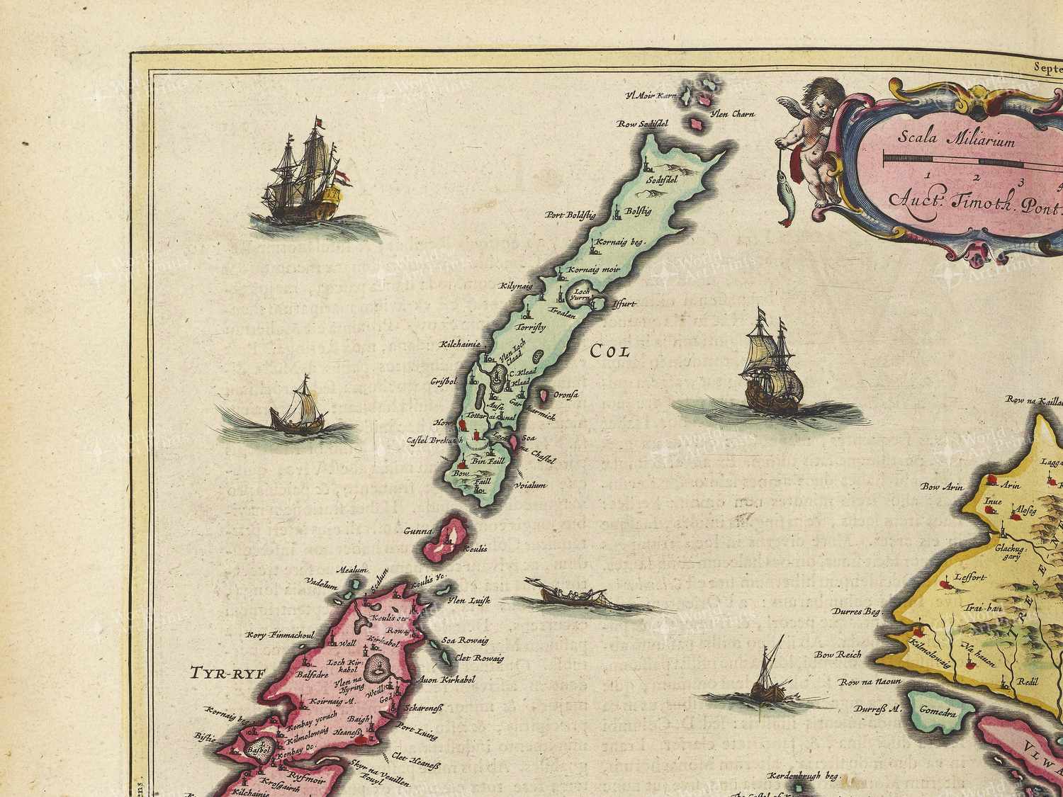 Map top left quadrant