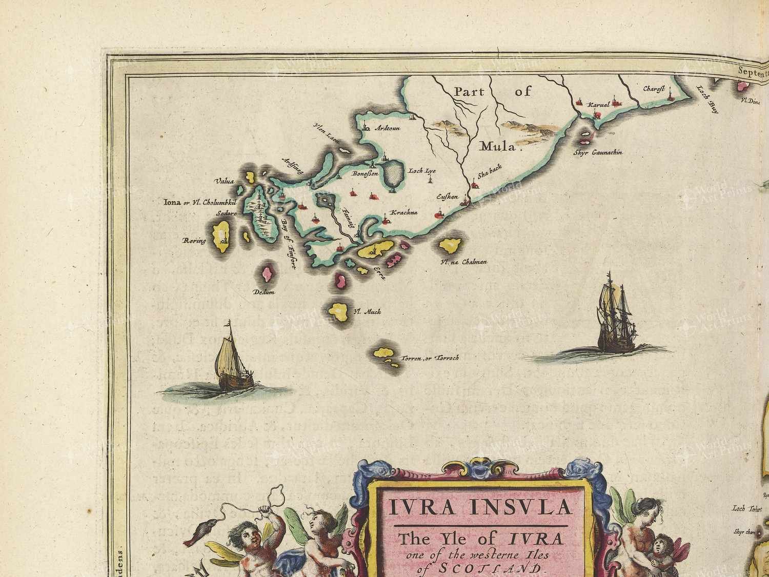 Map top left quadrant