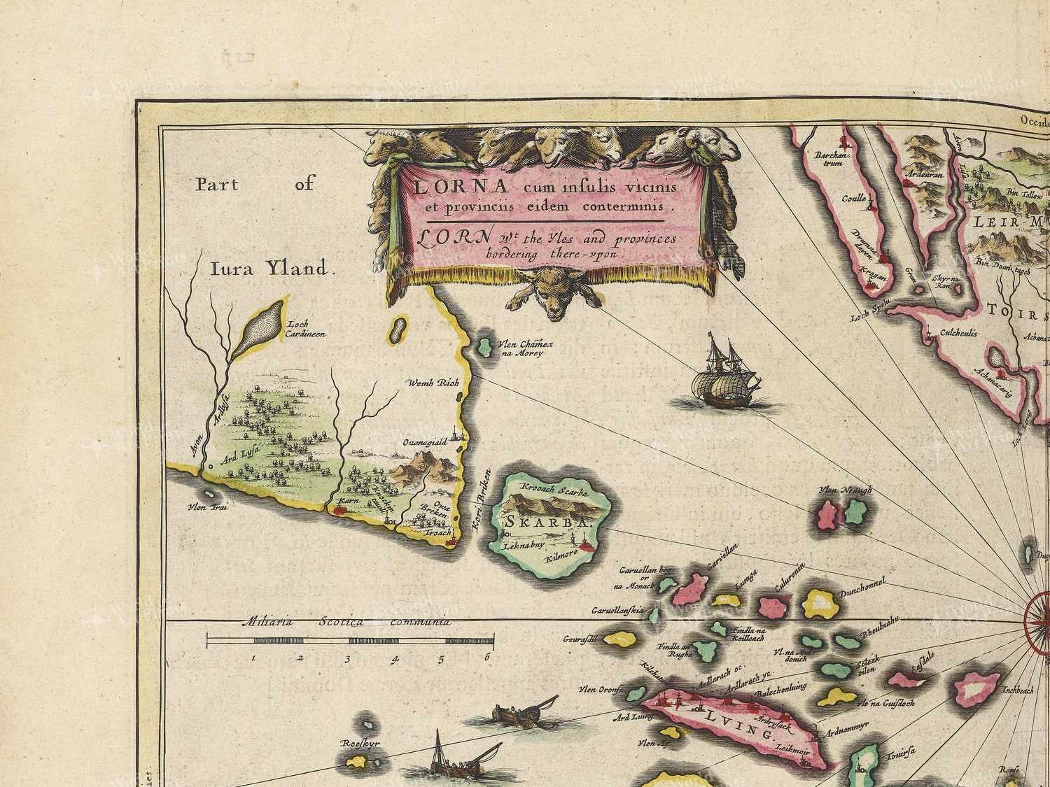 Map top left quadrant