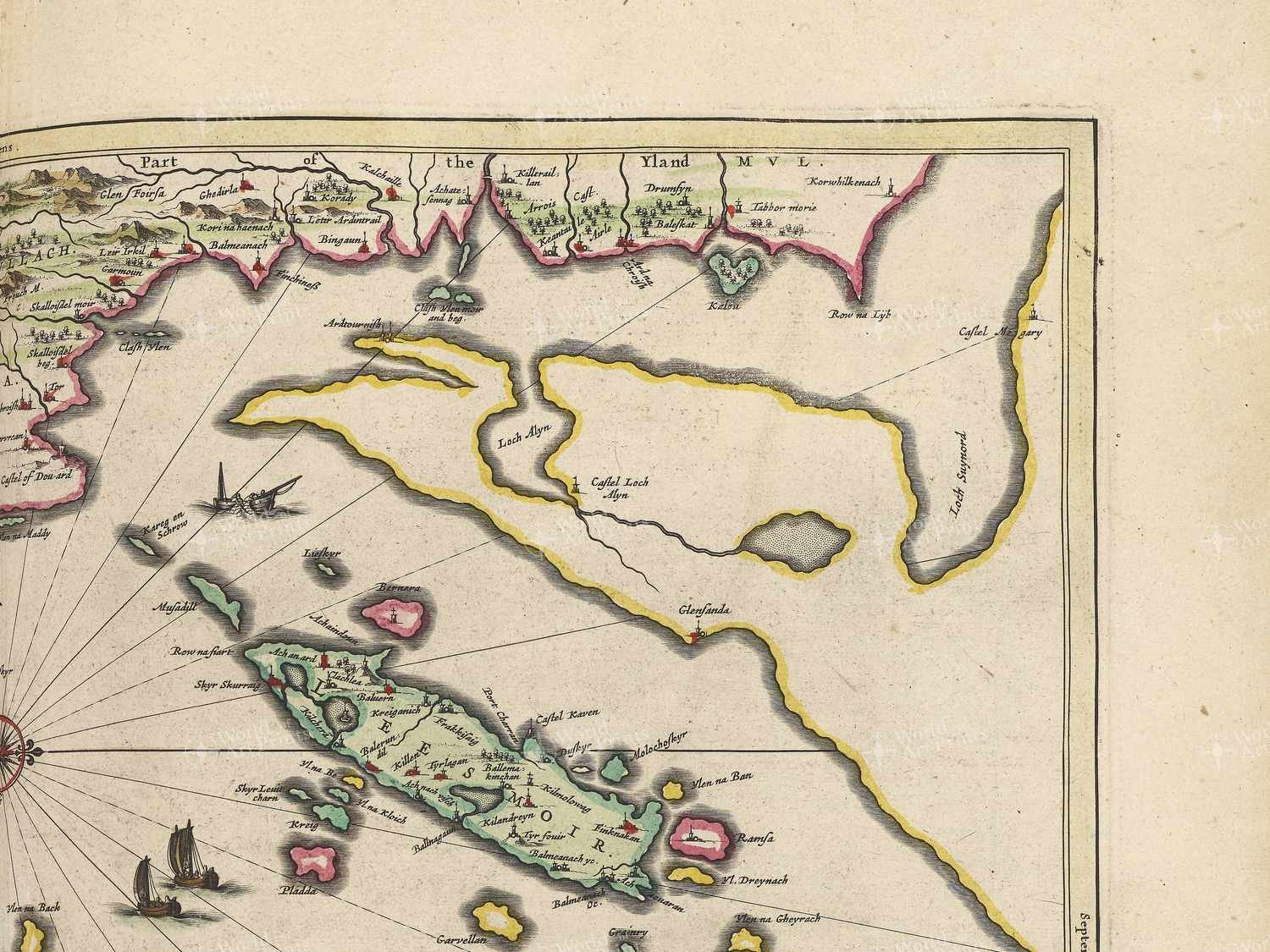Map top right quadrant