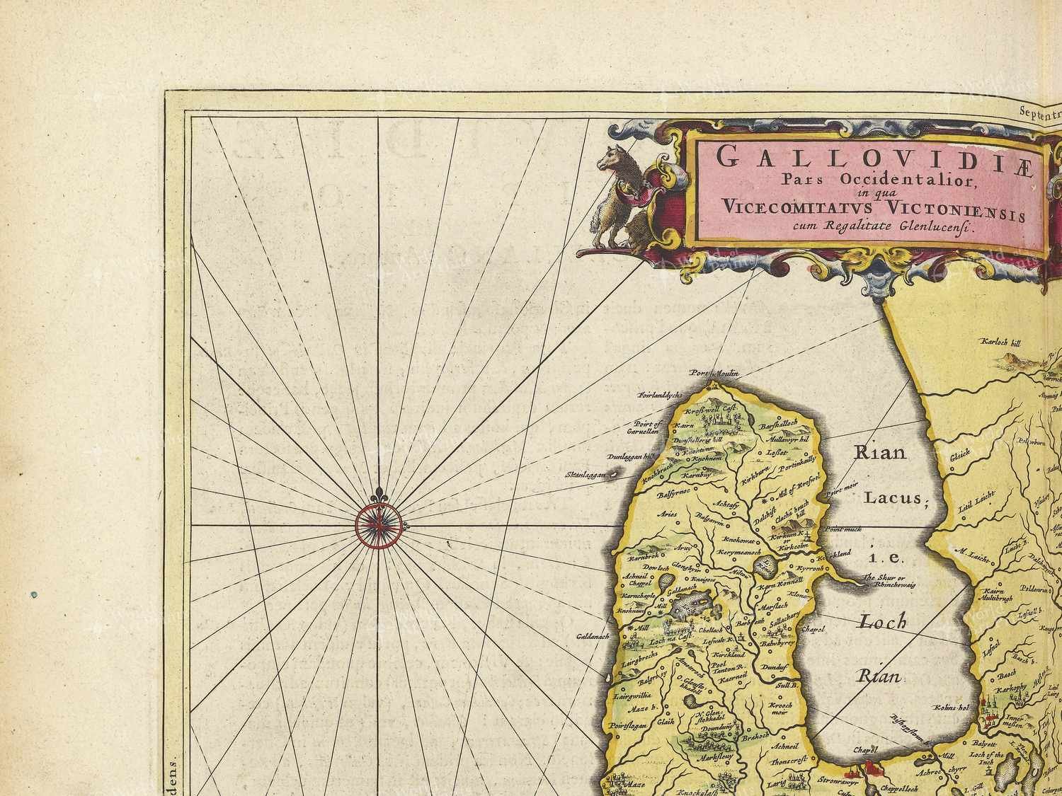 Map top left quadrant