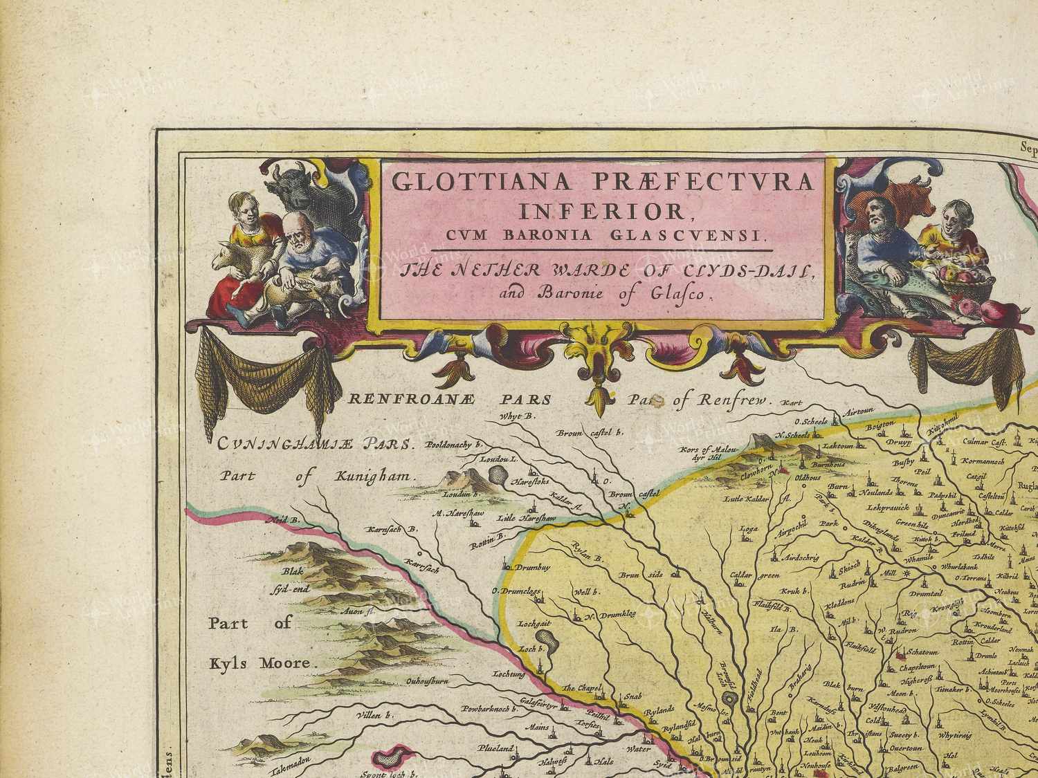 Map top left quadrant