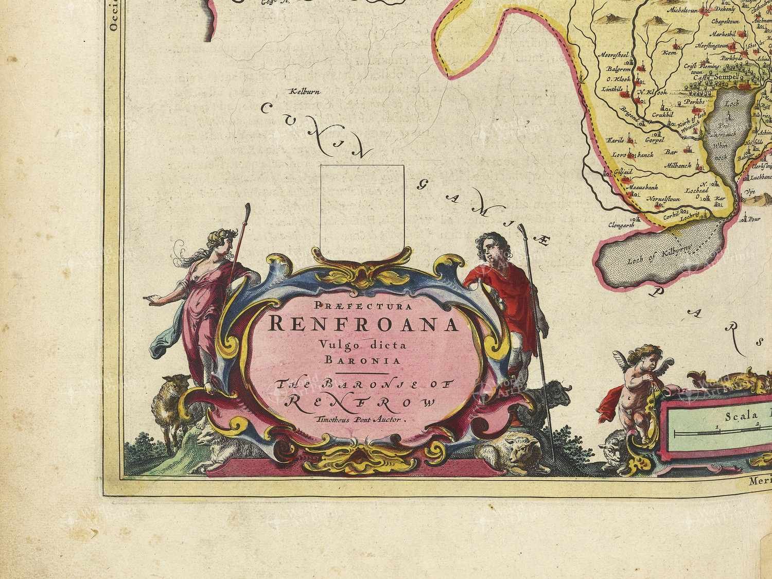 Map bottom left quadrant