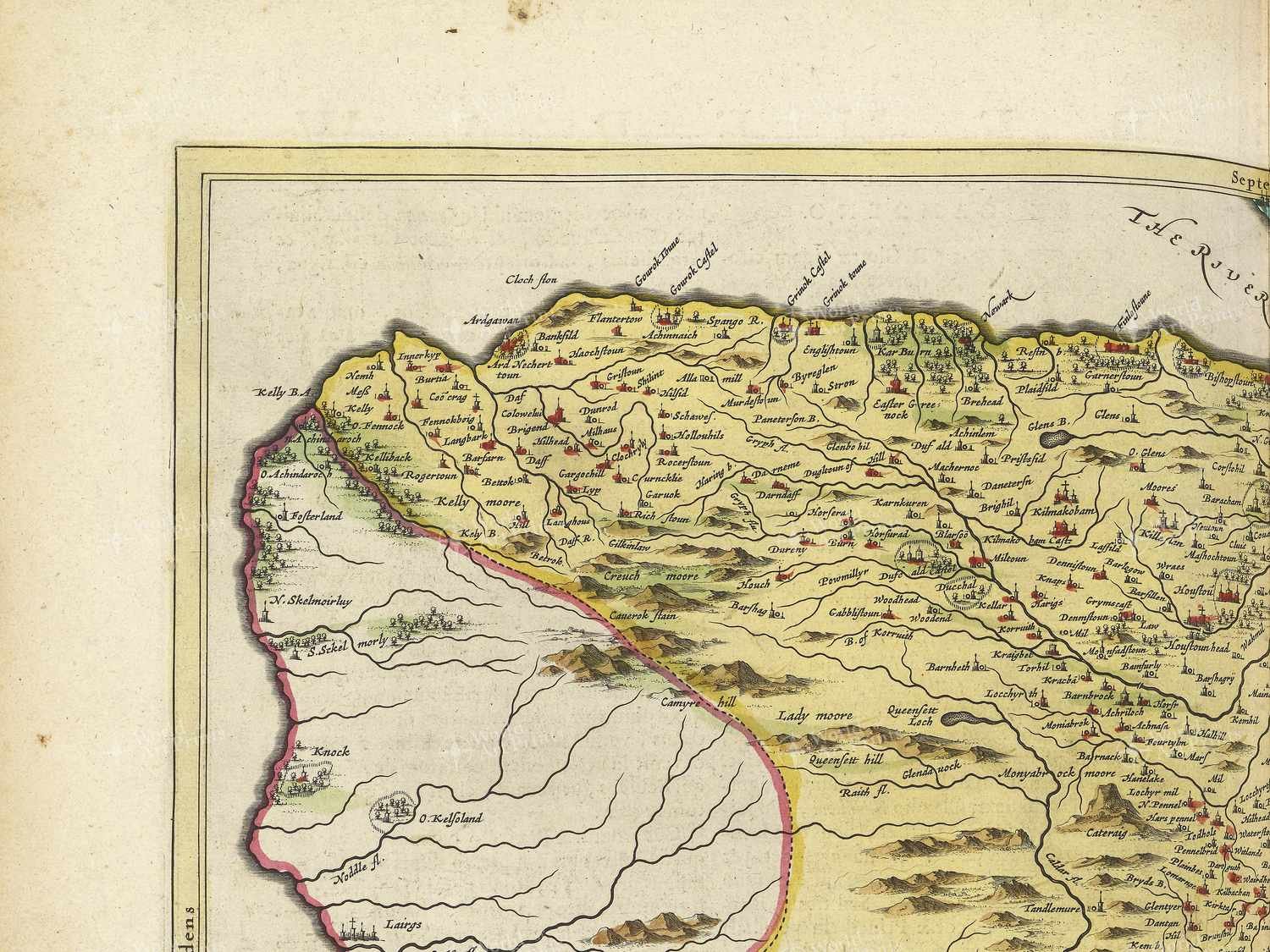 Map top left quadrant