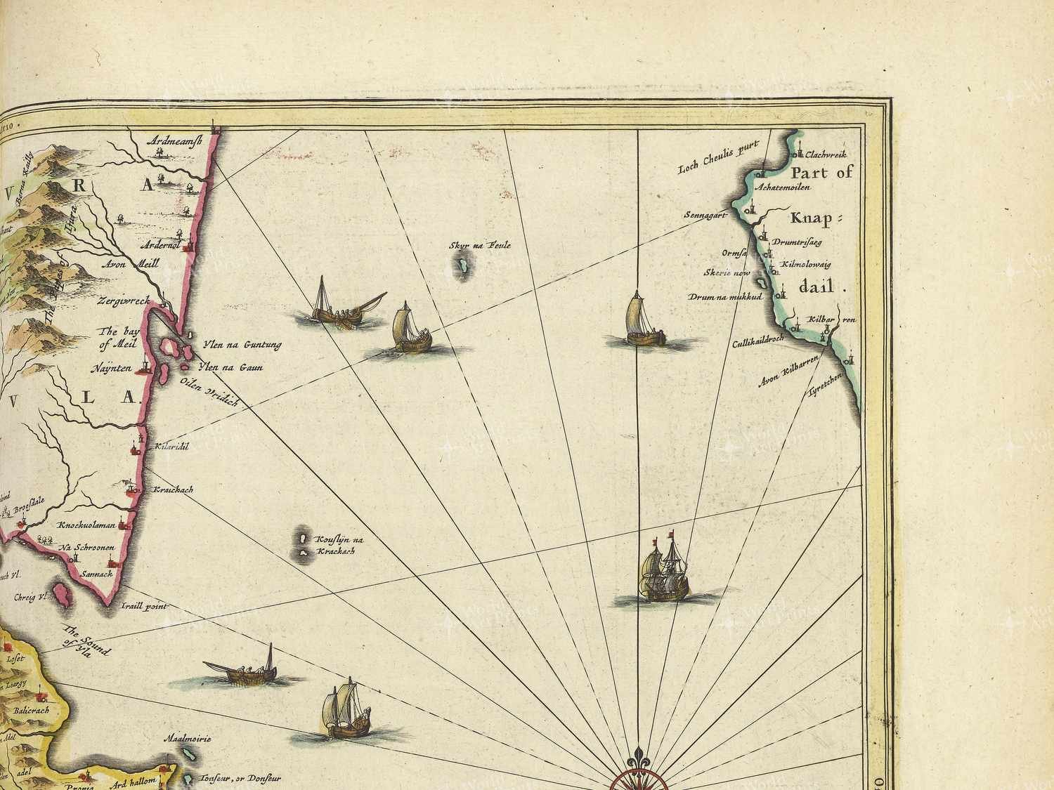 Map top right quadrant