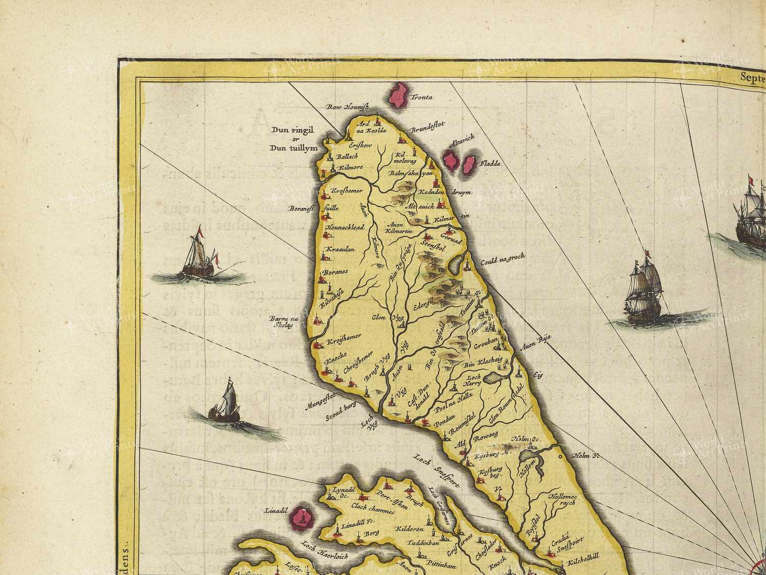 Map top left quadrant