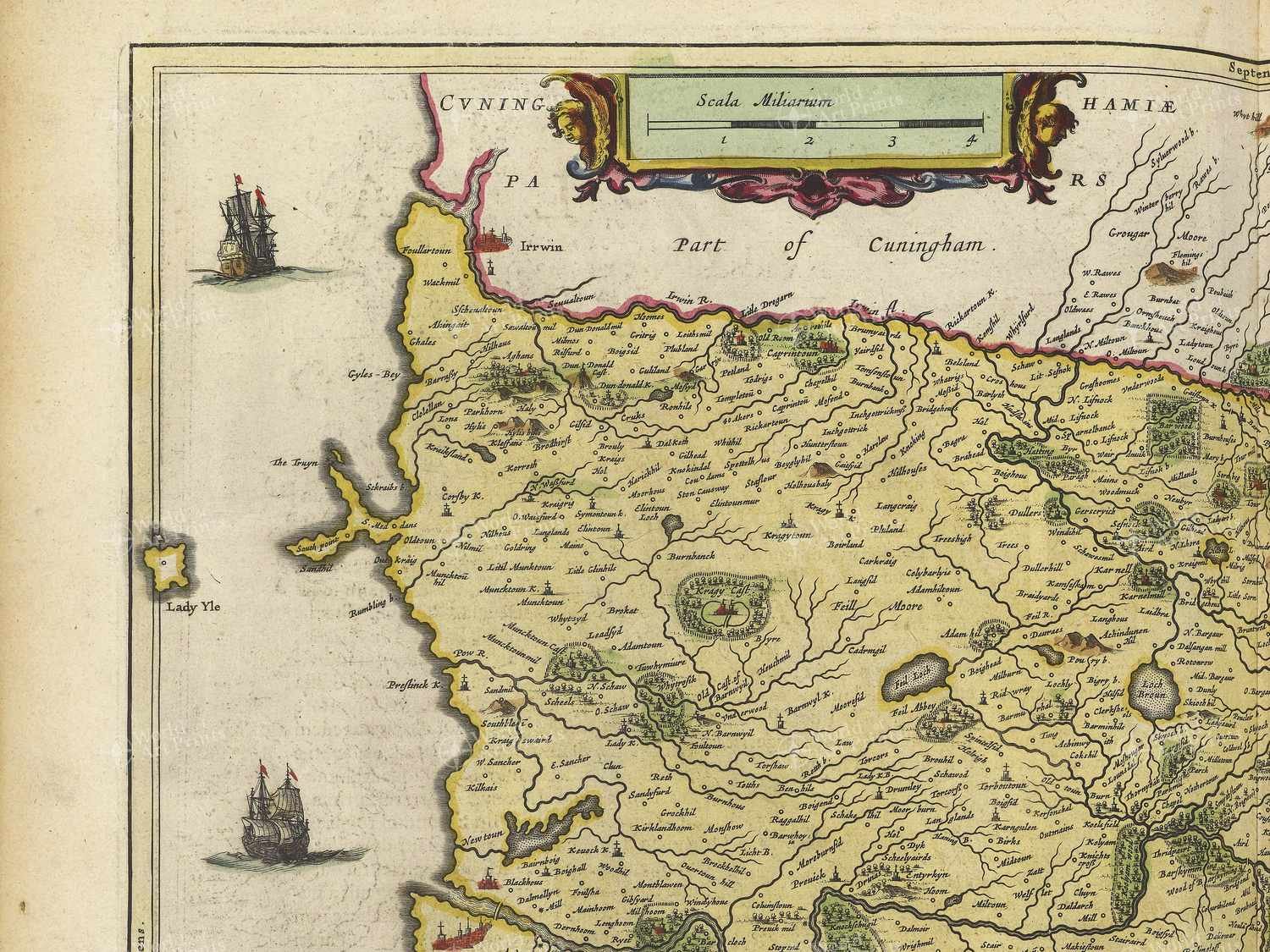 Map top left quadrant