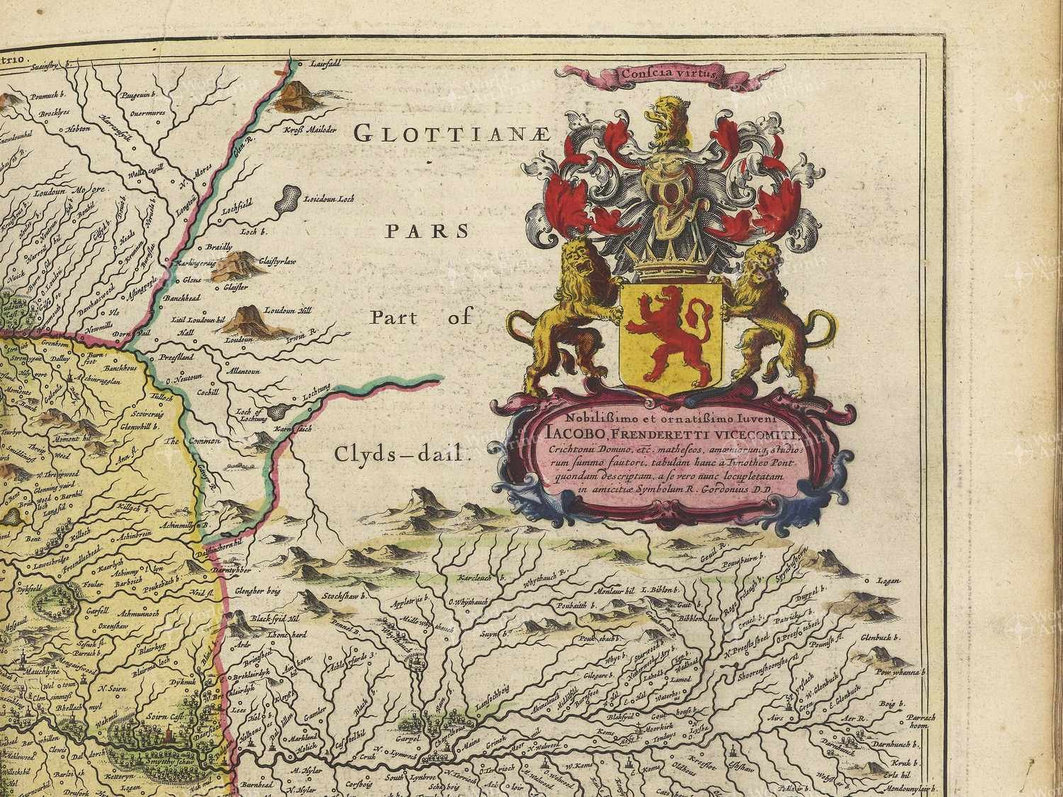 Map top right quadrant