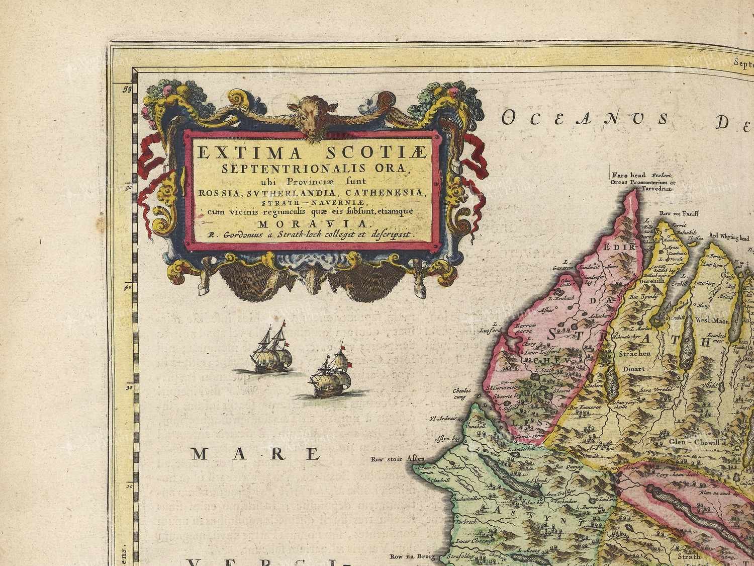 Map top left quadrant