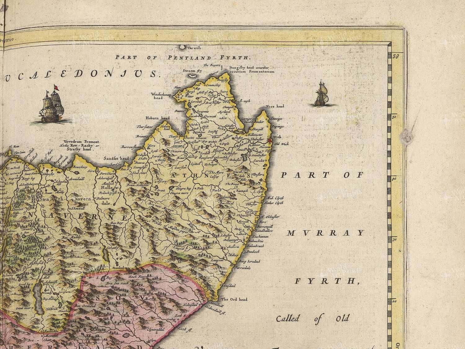 Map top right quadrant