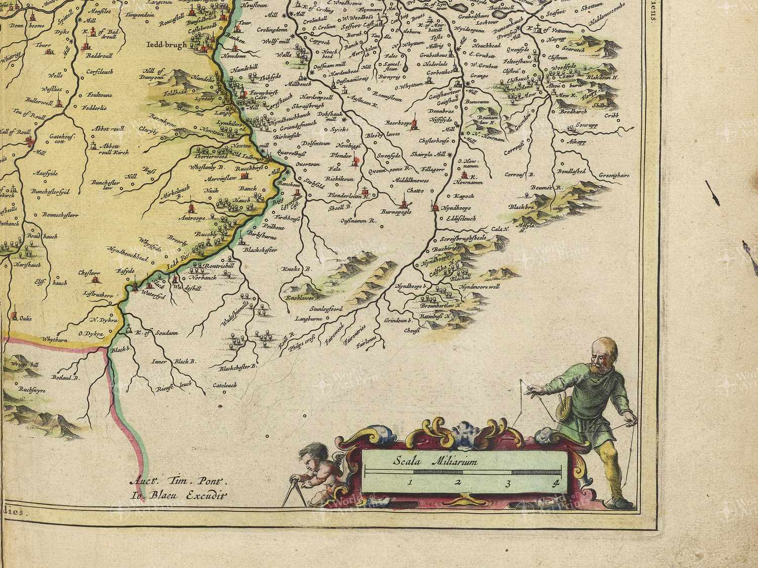 Map bottom right quadrant