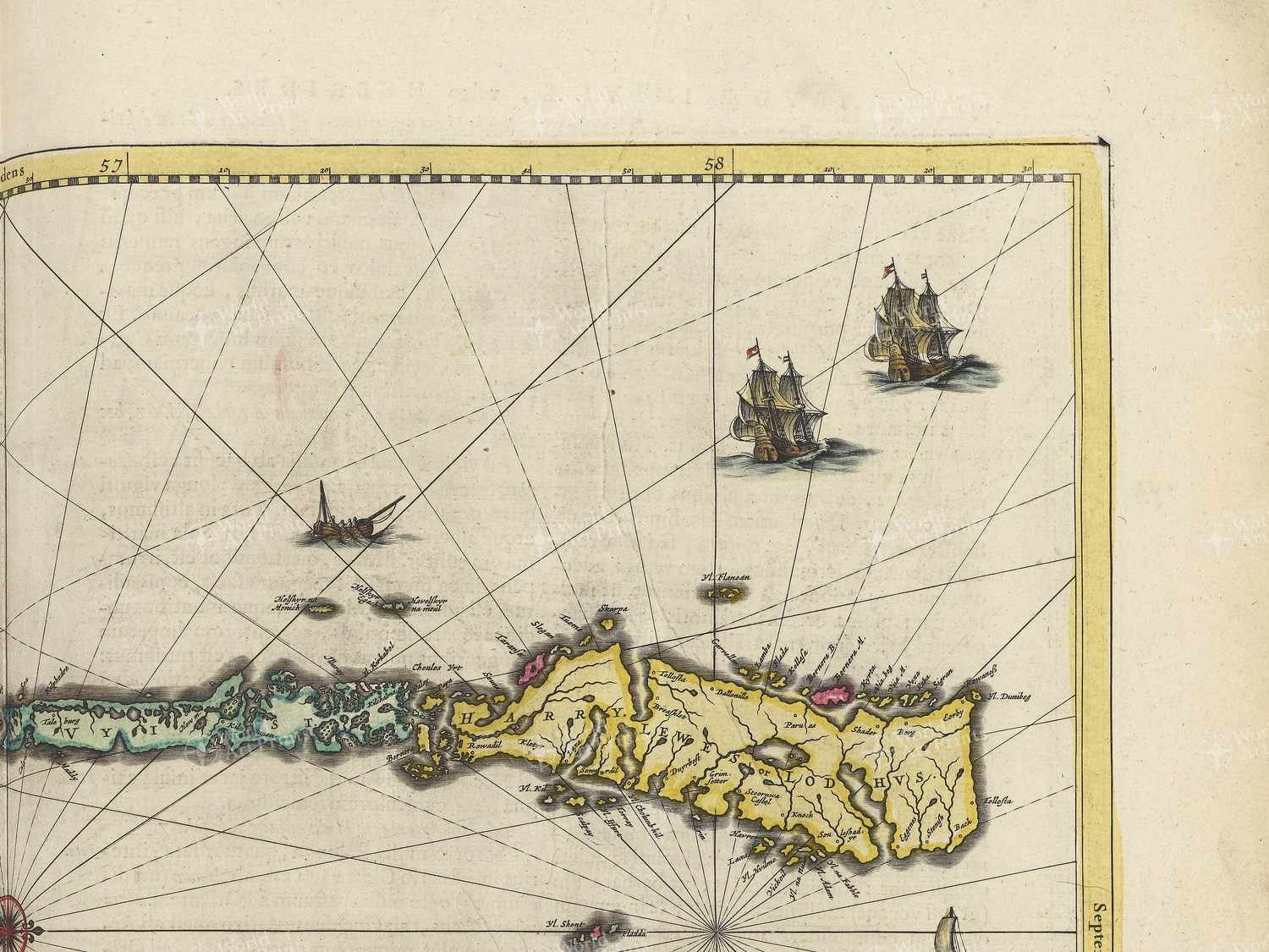 Map top right quadrant
