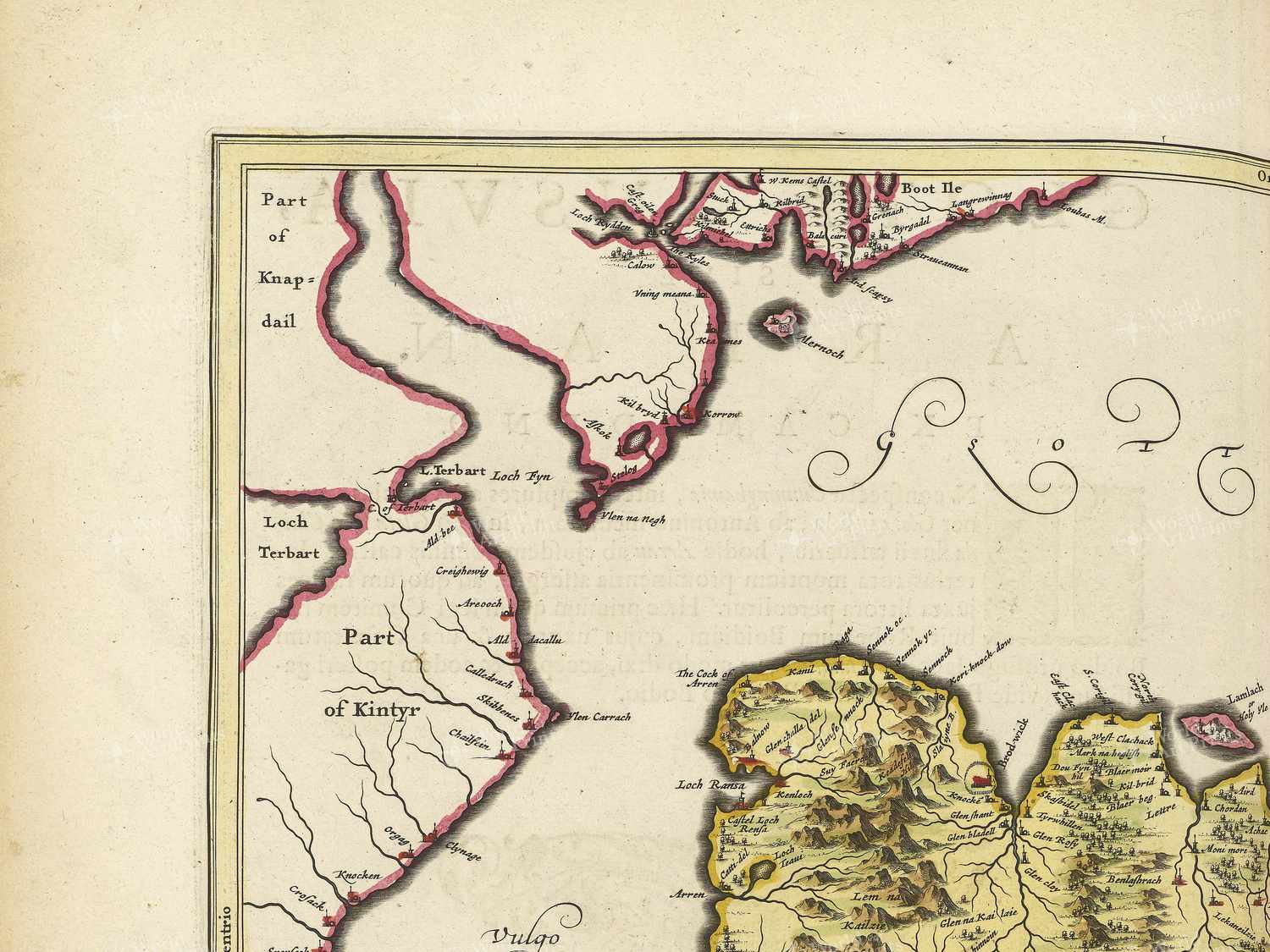 Map top left quadrant