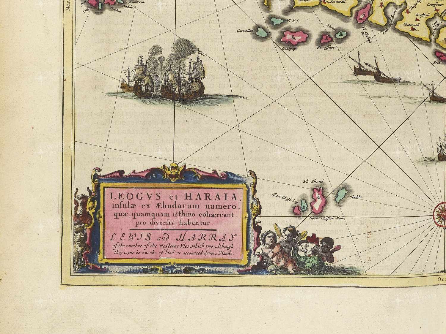 Map bottom left quadrant