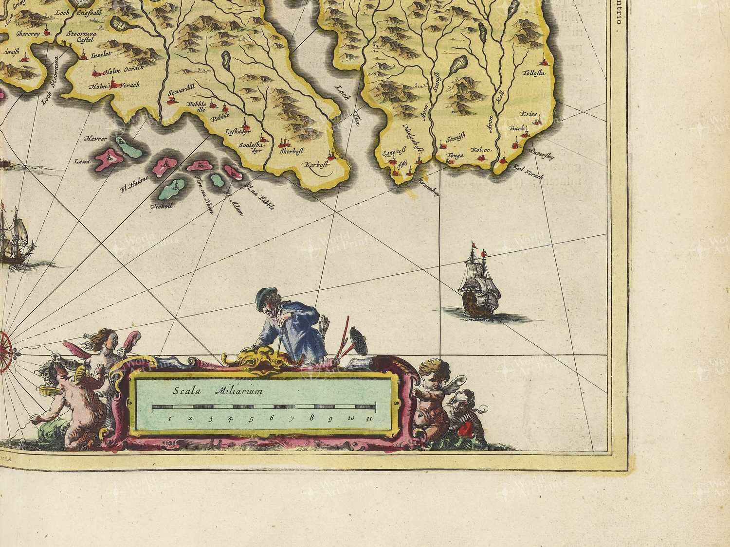 Map bottom right quadrant