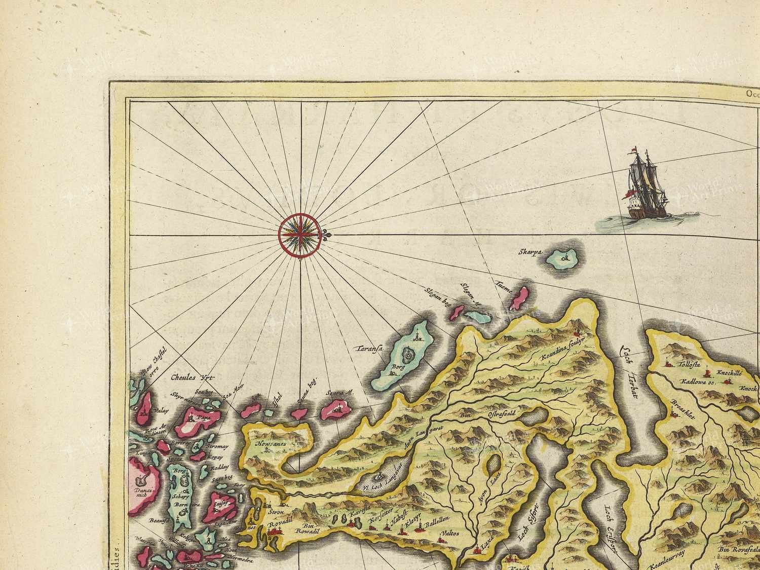 Map top left quadrant