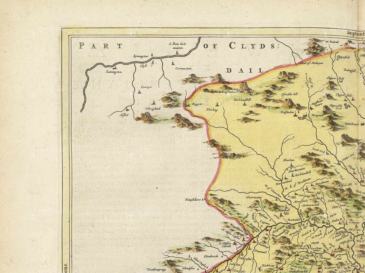 Map top left quadrant
