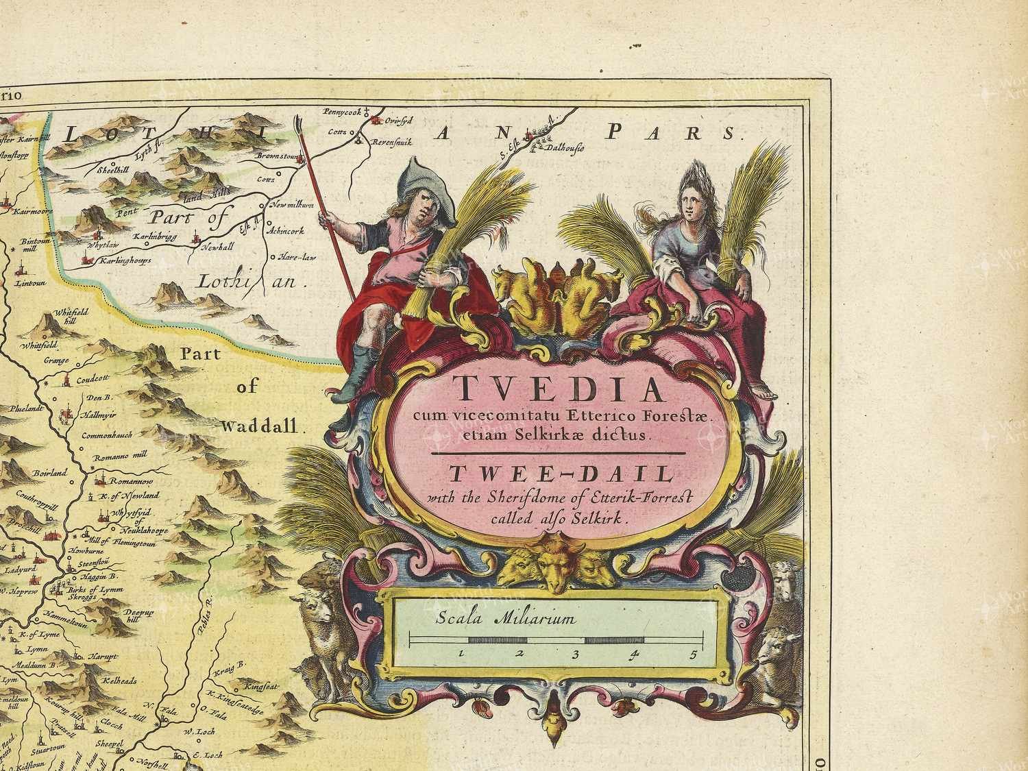 Map top right quadrant
