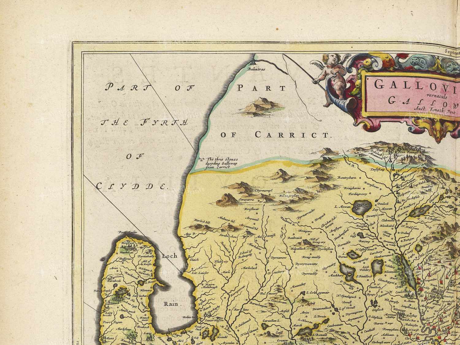 Map top left quadrant