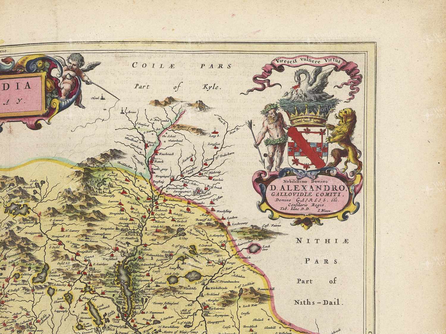 Map top right quadrant