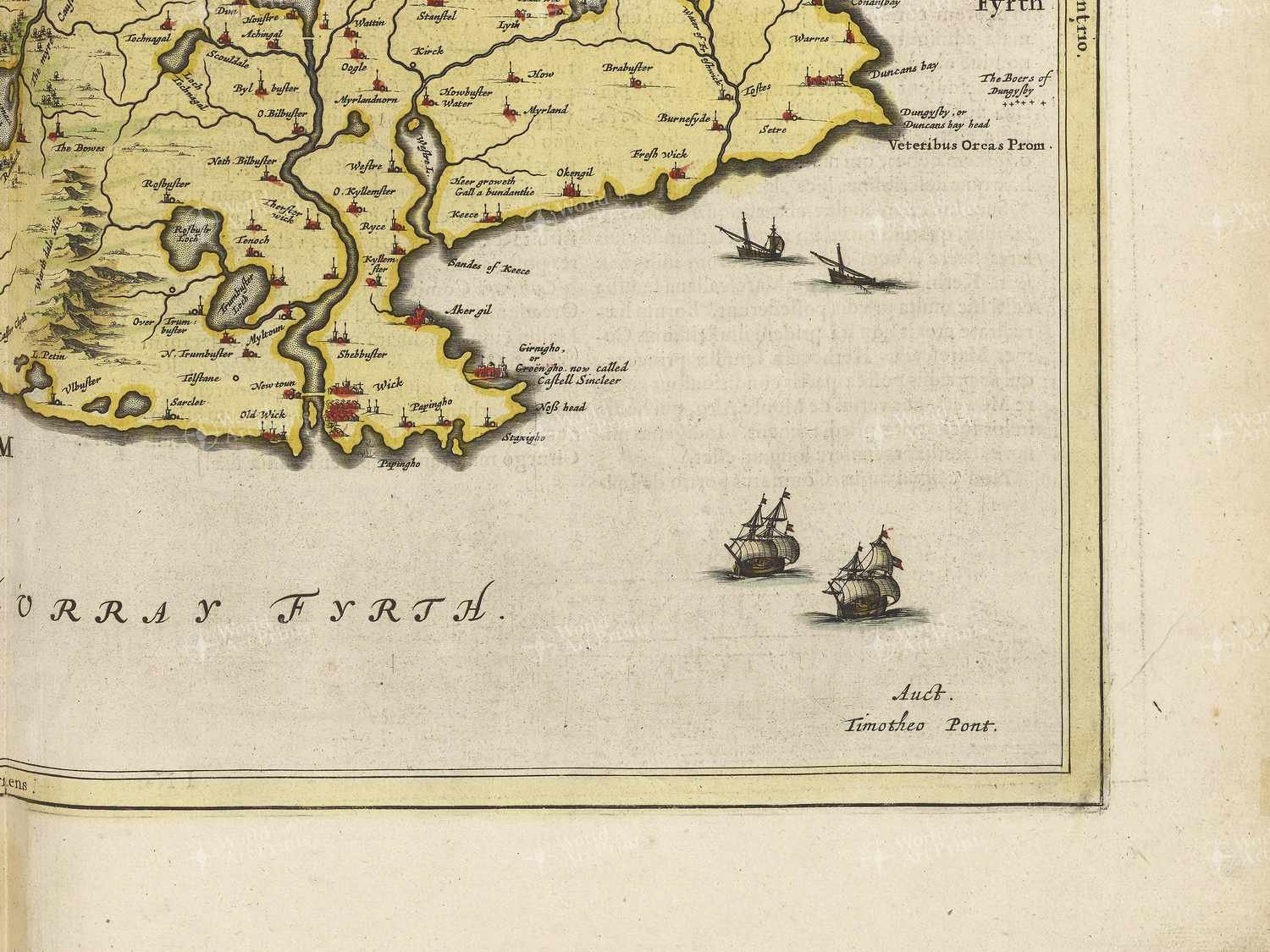Map bottom right quadrant