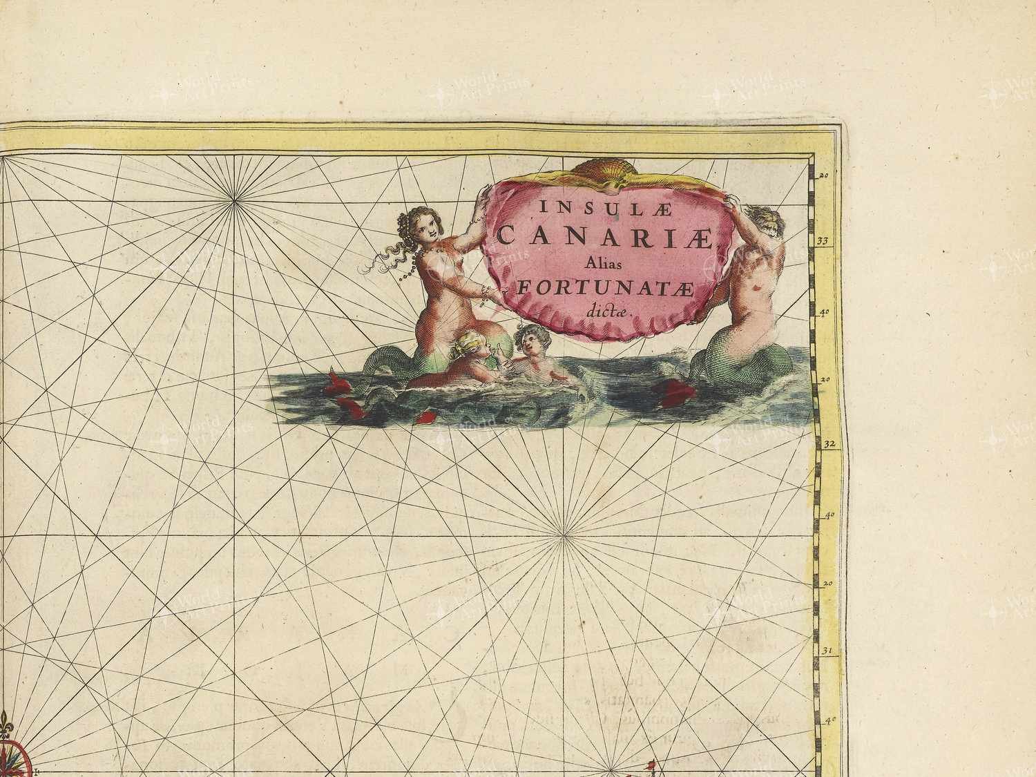 Map top right quadrant