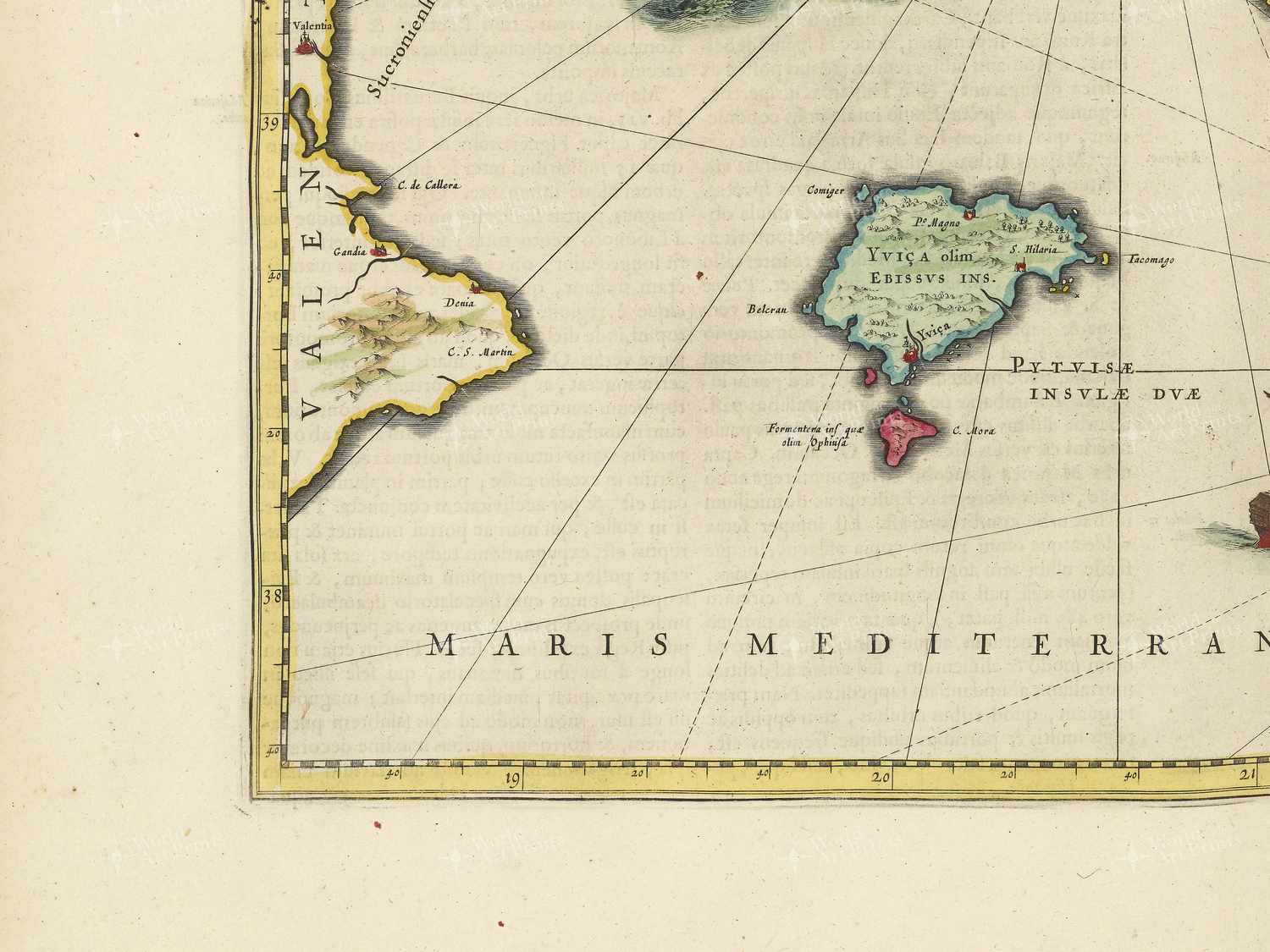 Map bottom left quadrant
