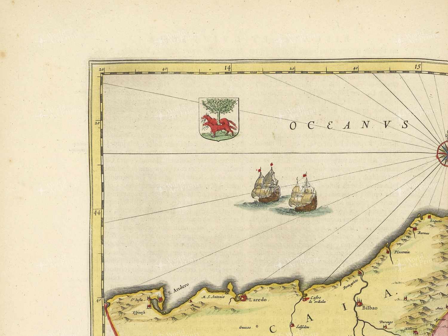 Map top left quadrant