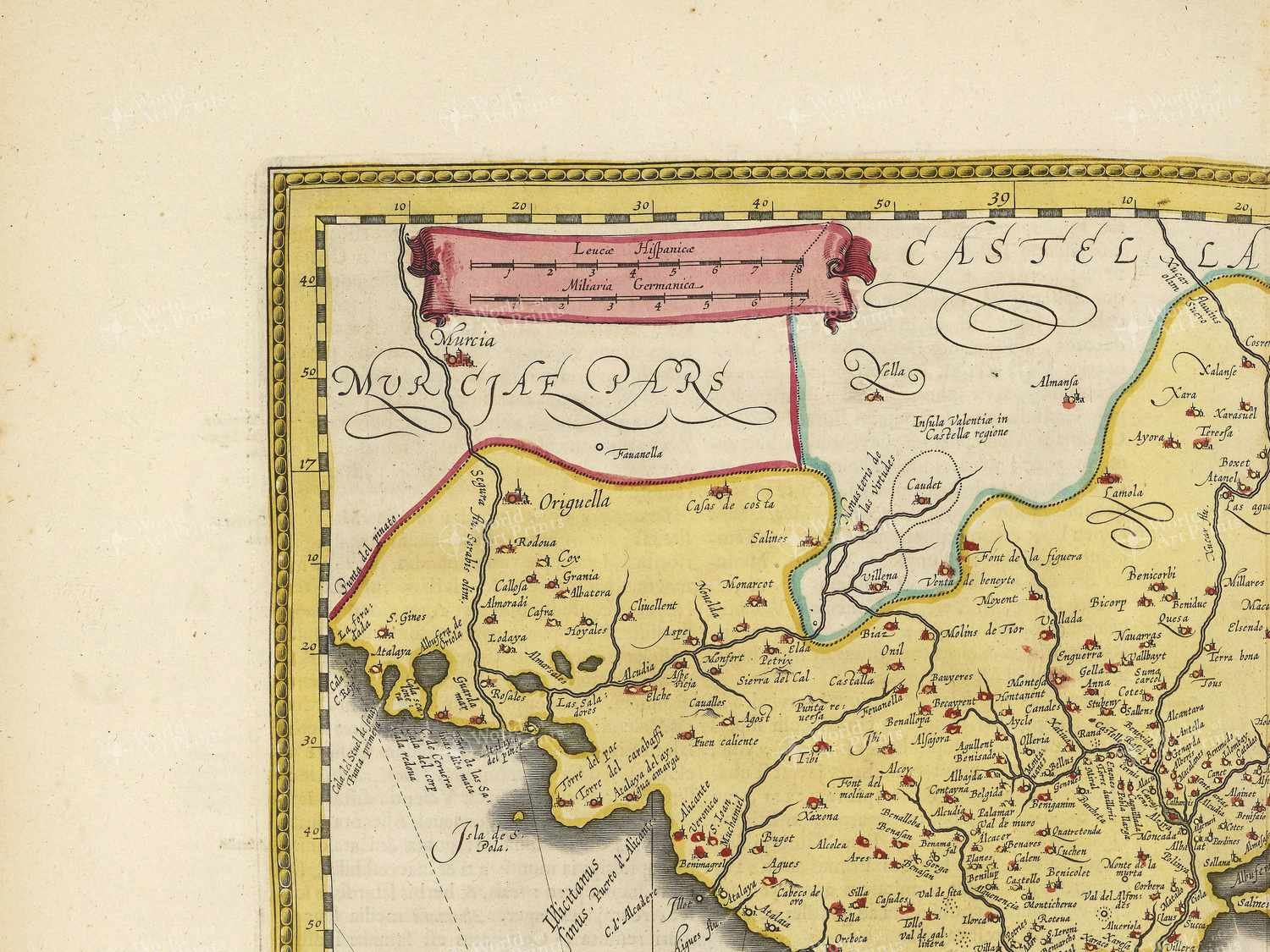 Map top left quadrant