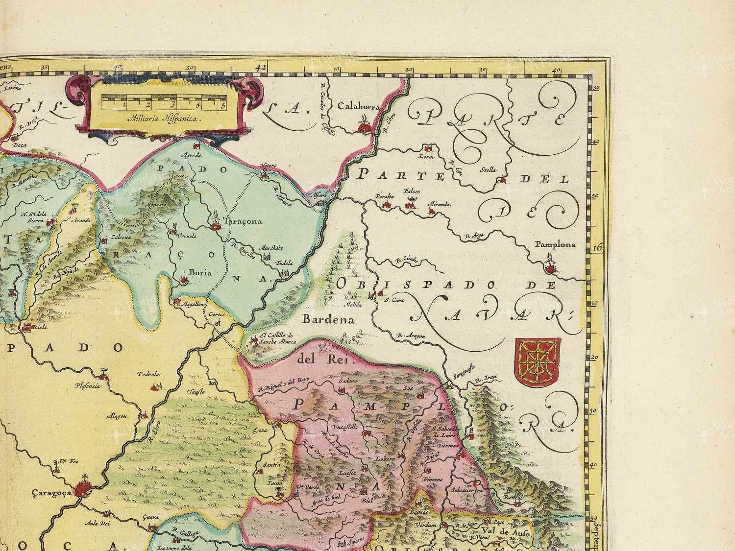 Map top right quadrant
