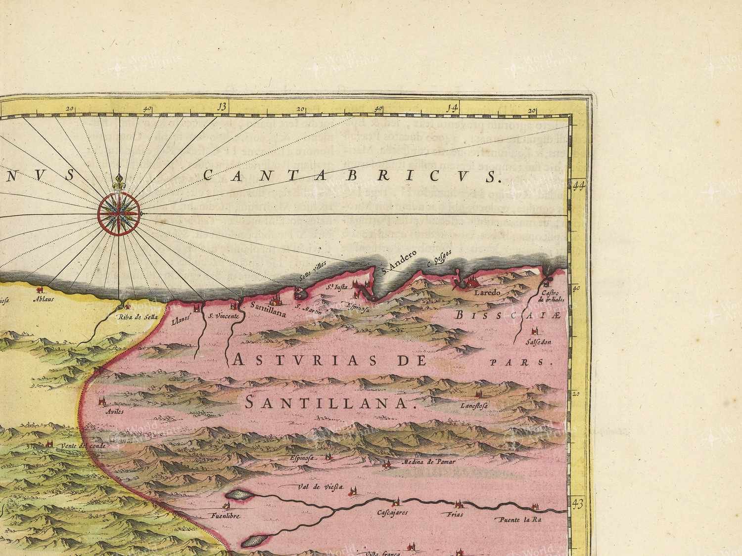 Map top right quadrant