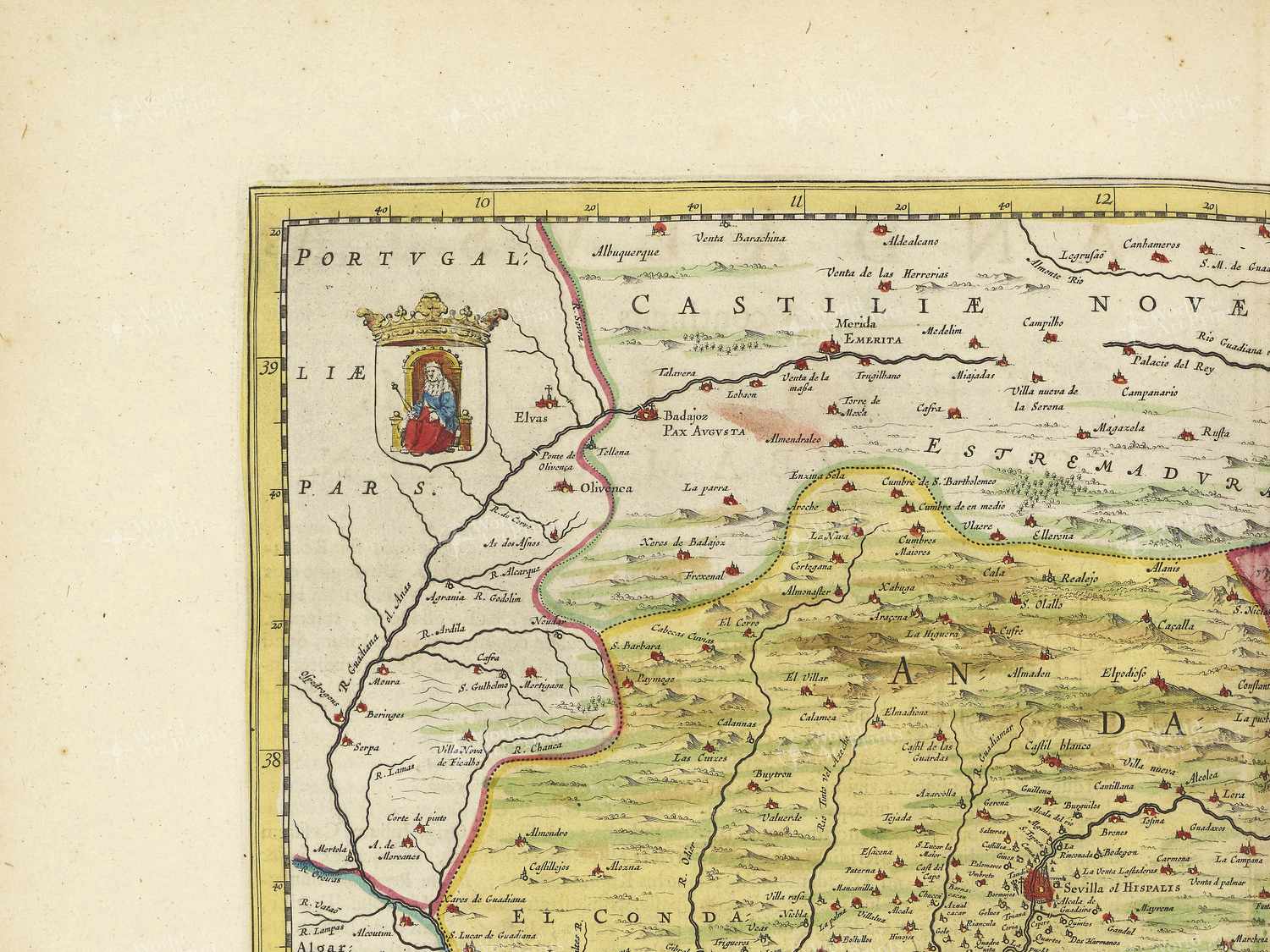 Map top left quadrant