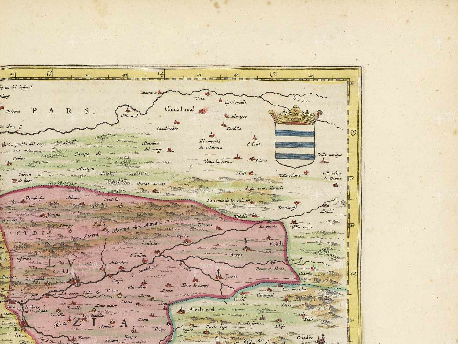 Map top right quadrant
