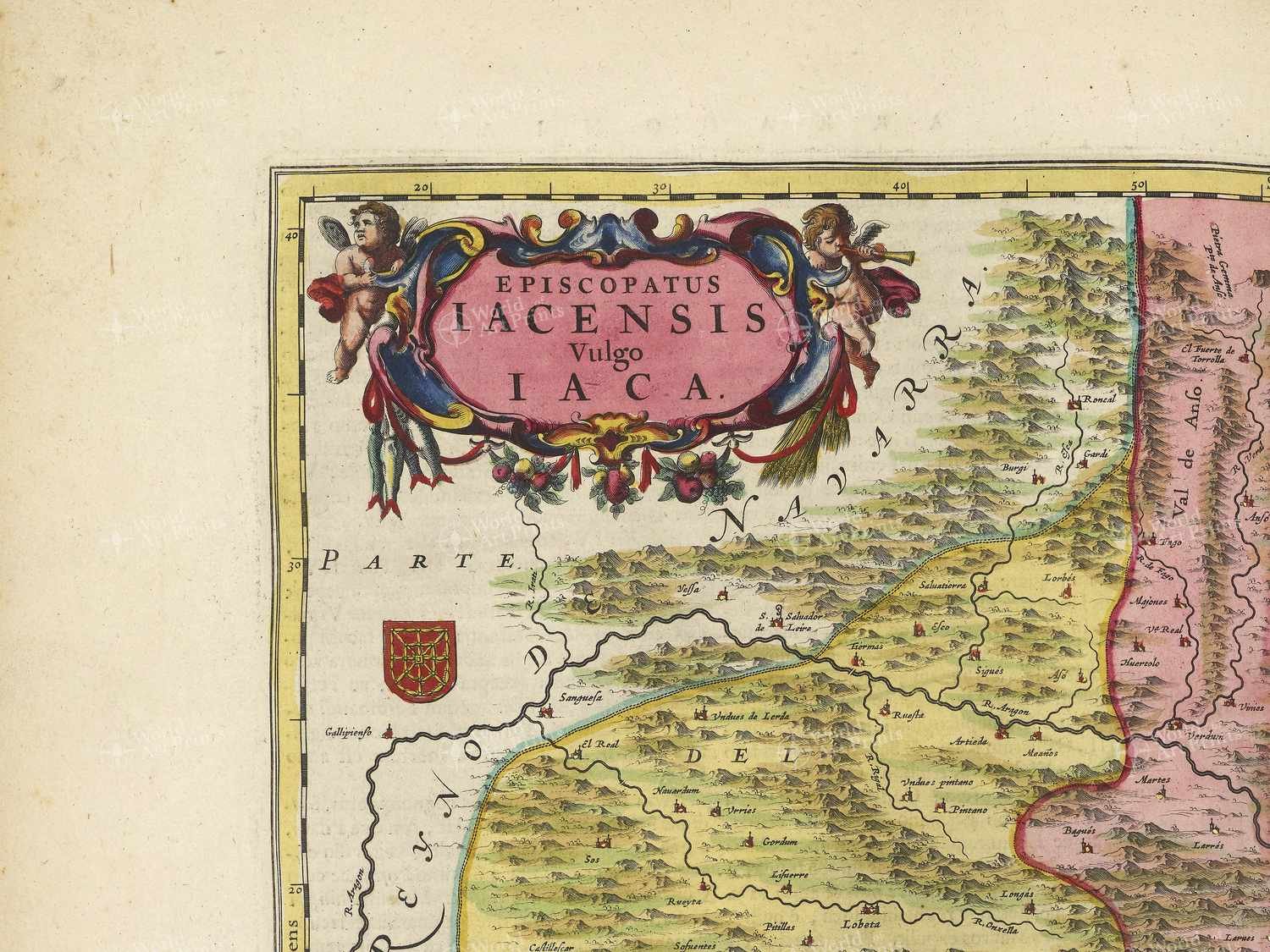 Map top left quadrant
