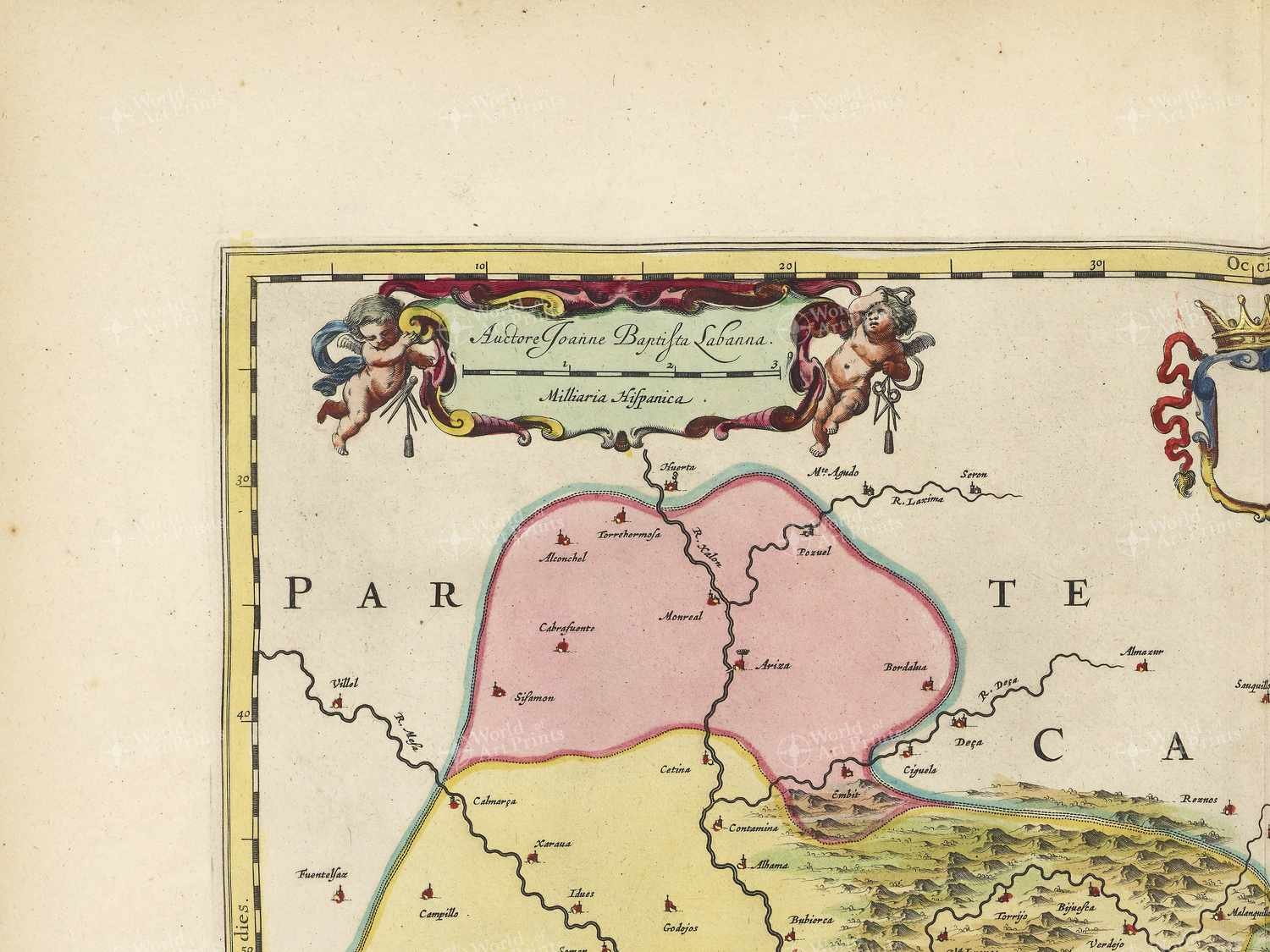 Map top left quadrant