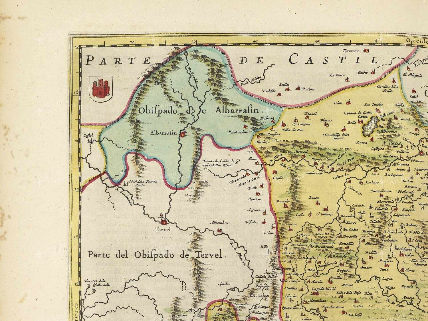 Map top left quadrant