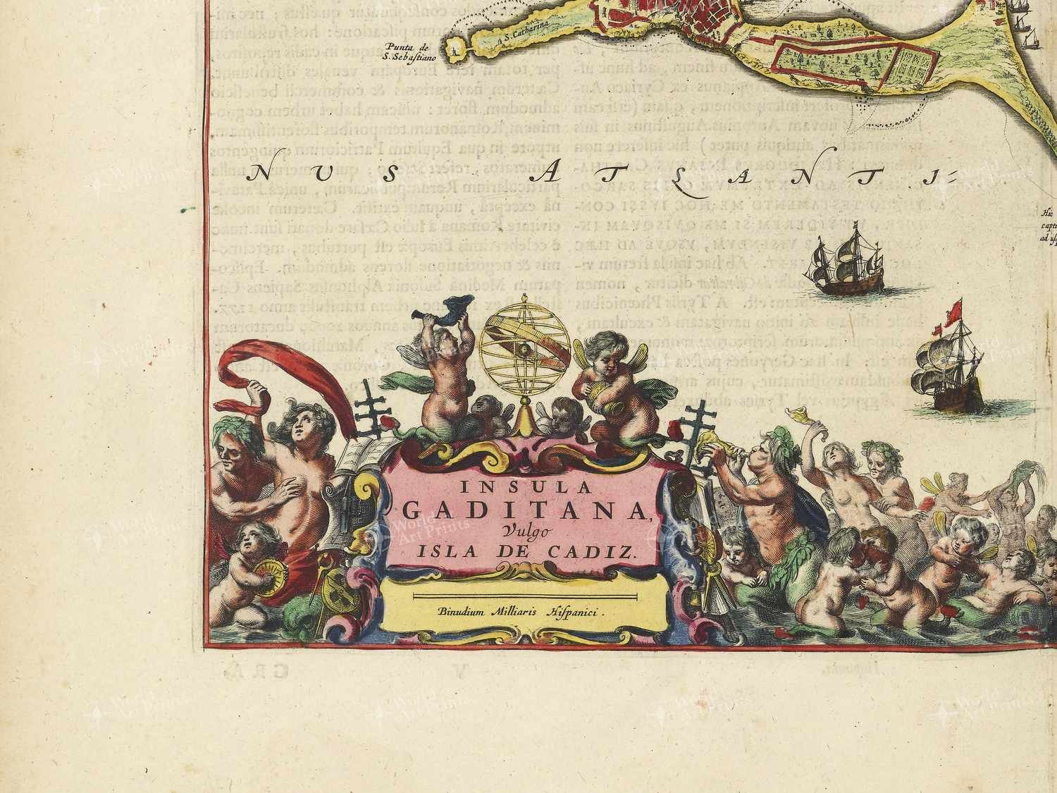 Map bottom left quadrant