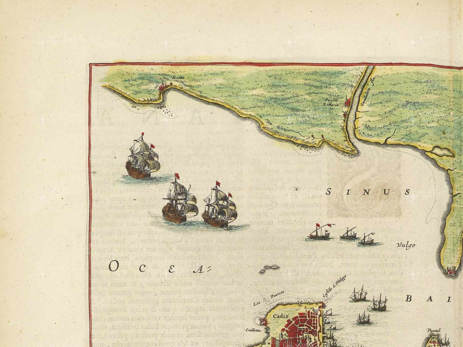 Map top left quadrant