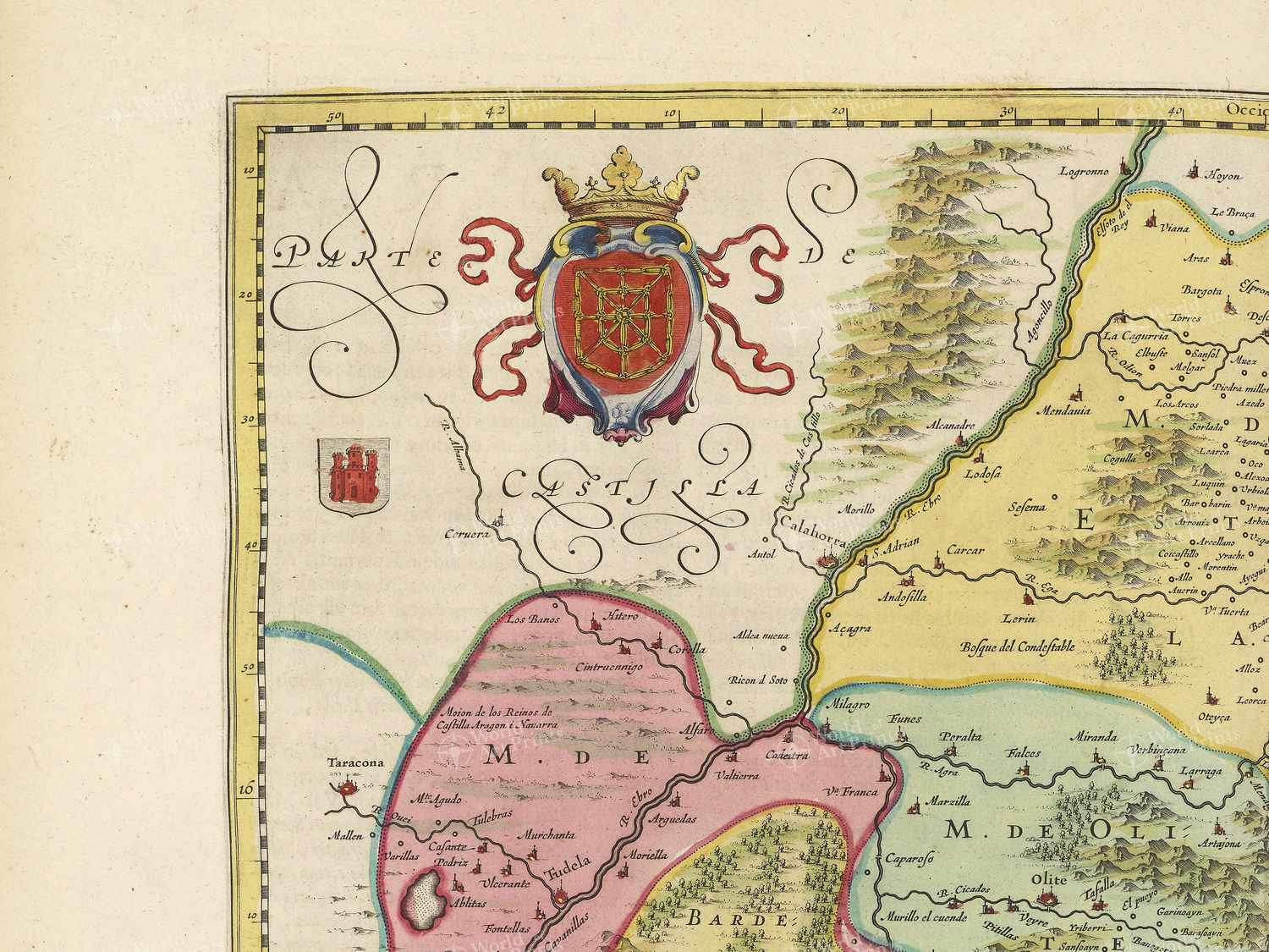Map top left quadrant