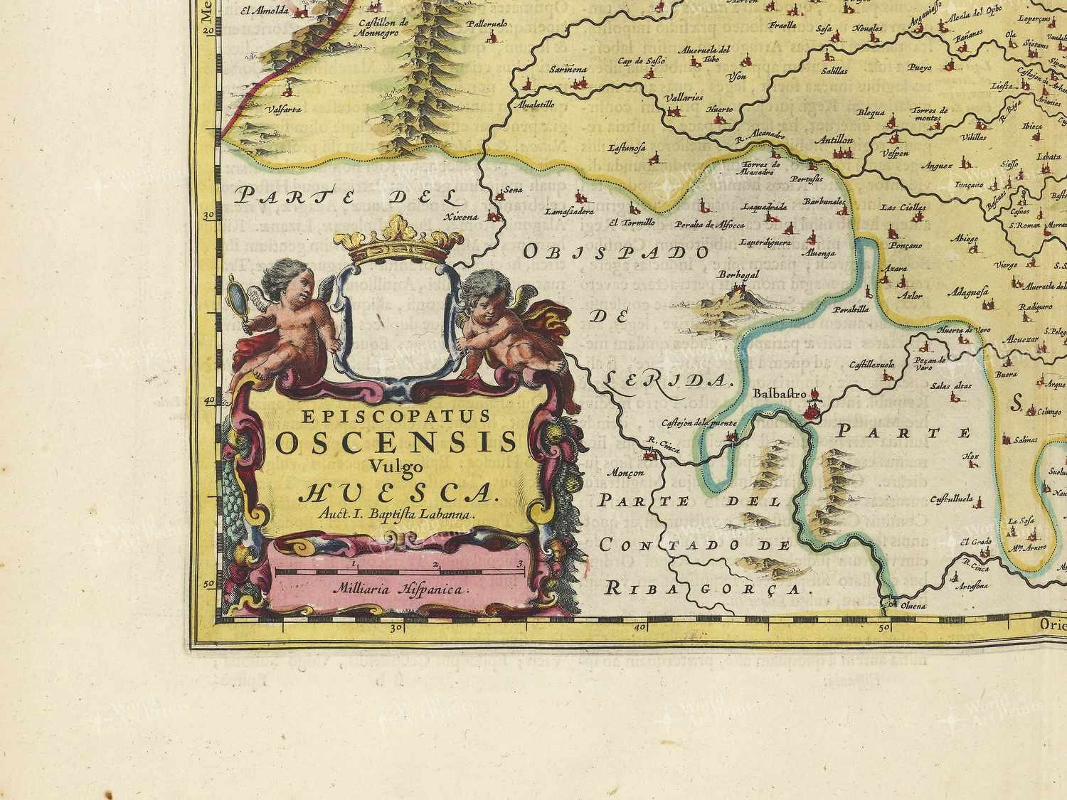 Map bottom left quadrant