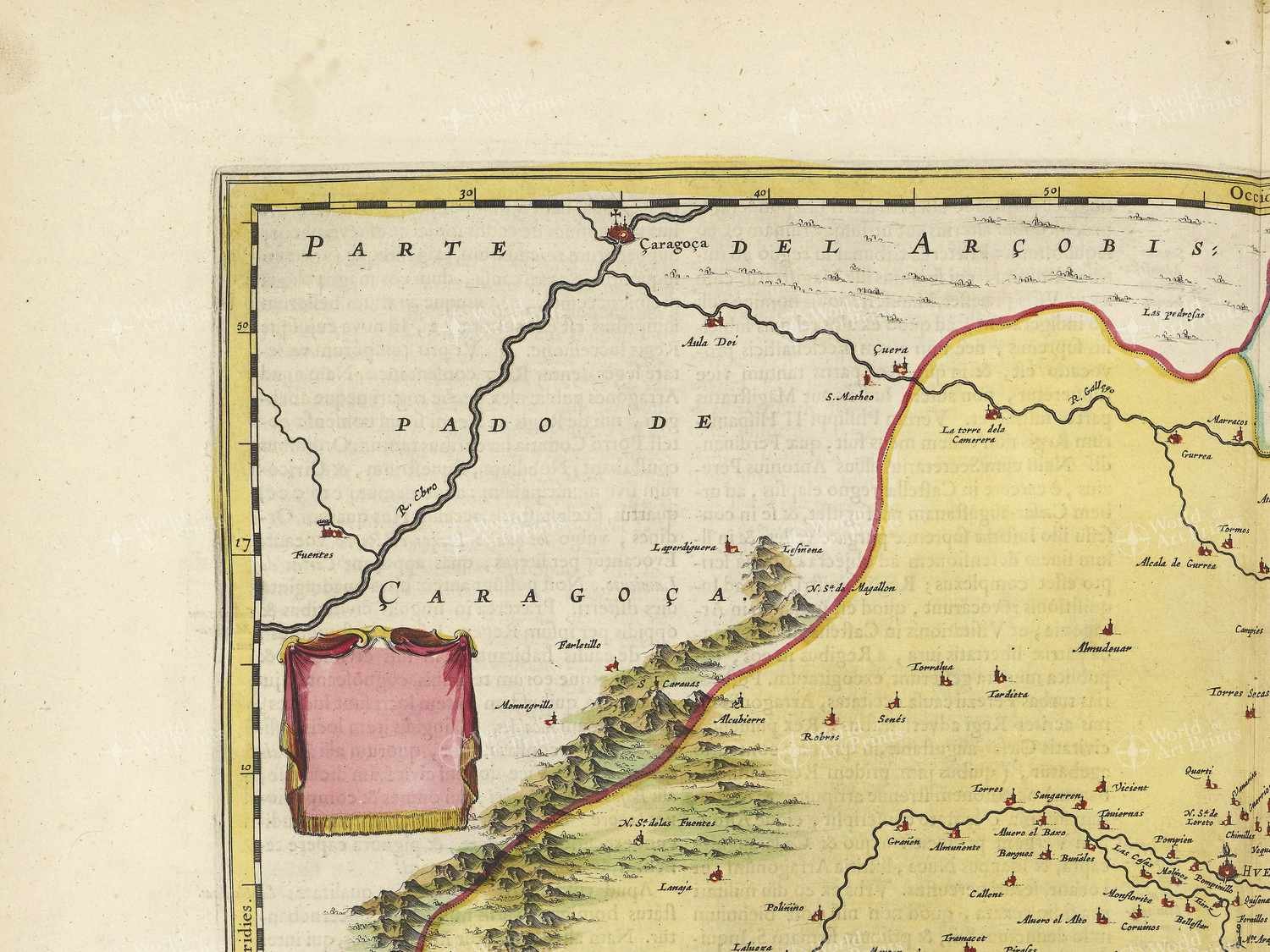 Map top left quadrant