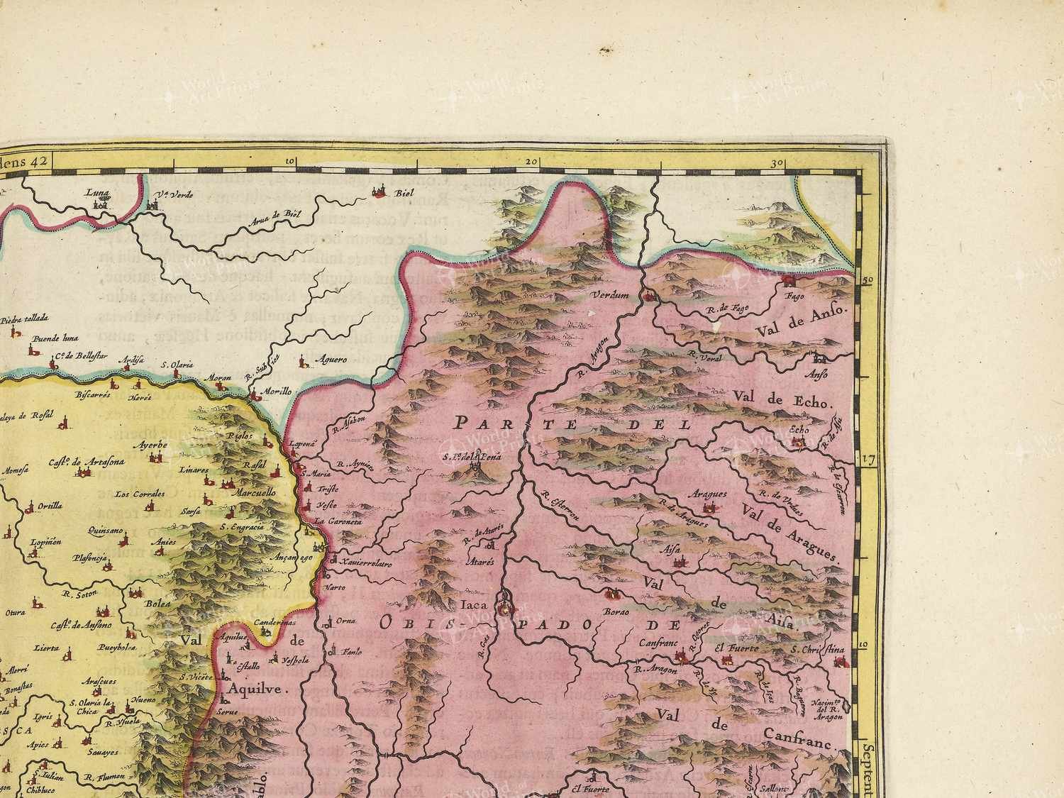 Map top right quadrant