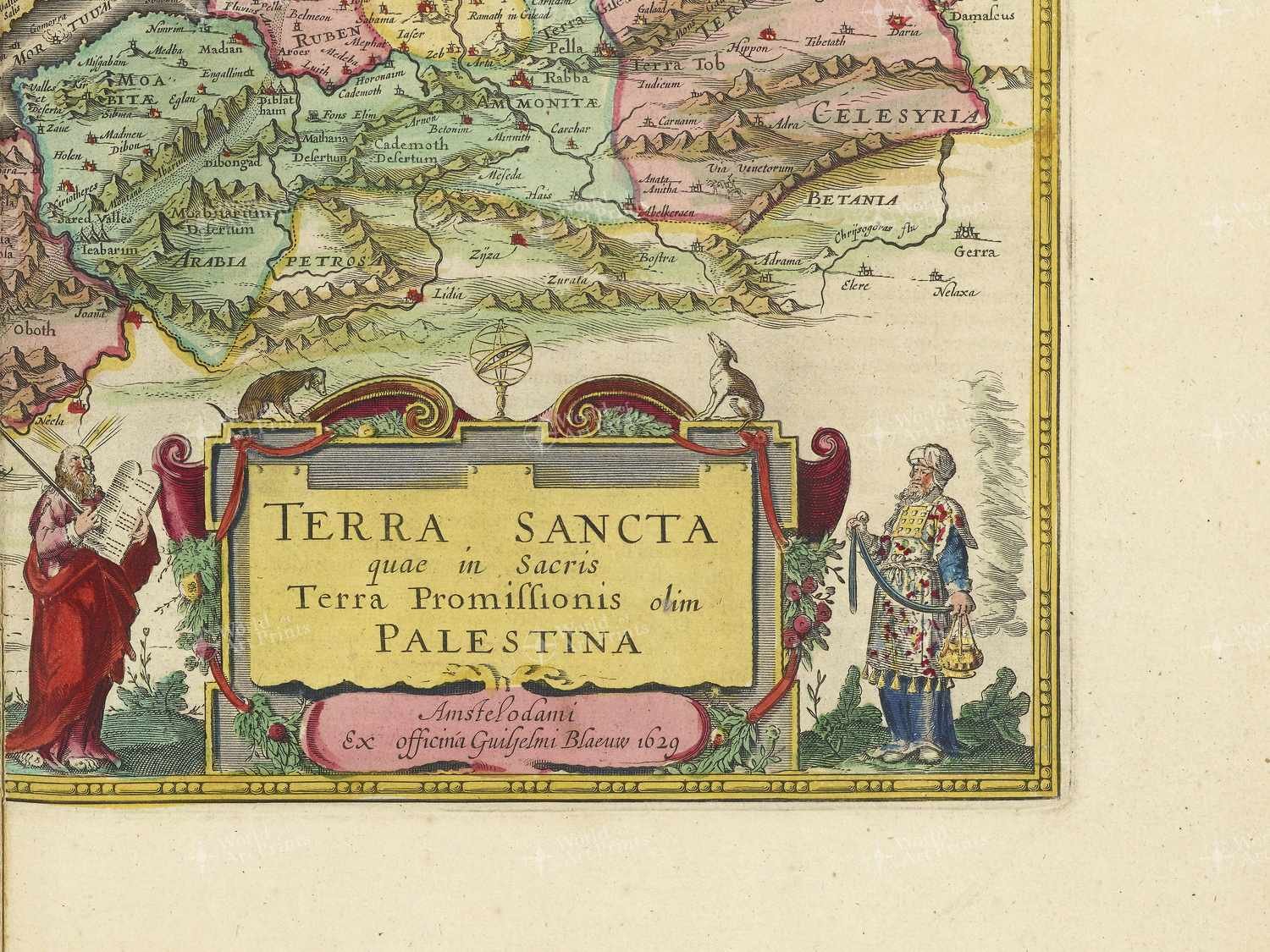 Map bottom right quadrant