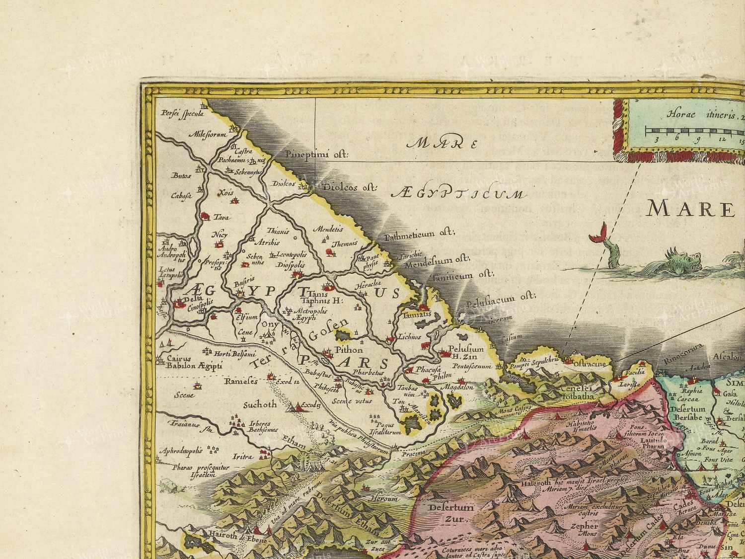 Map top left quadrant