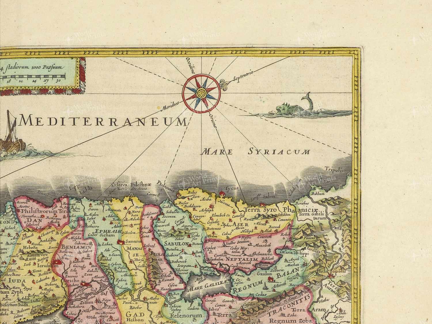 Map top right quadrant