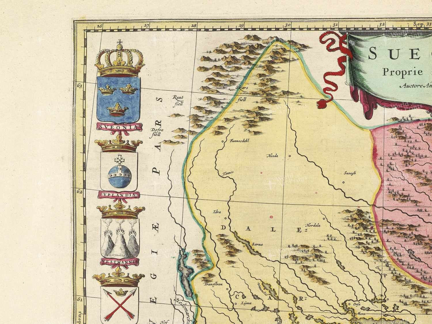 Map top left quadrant