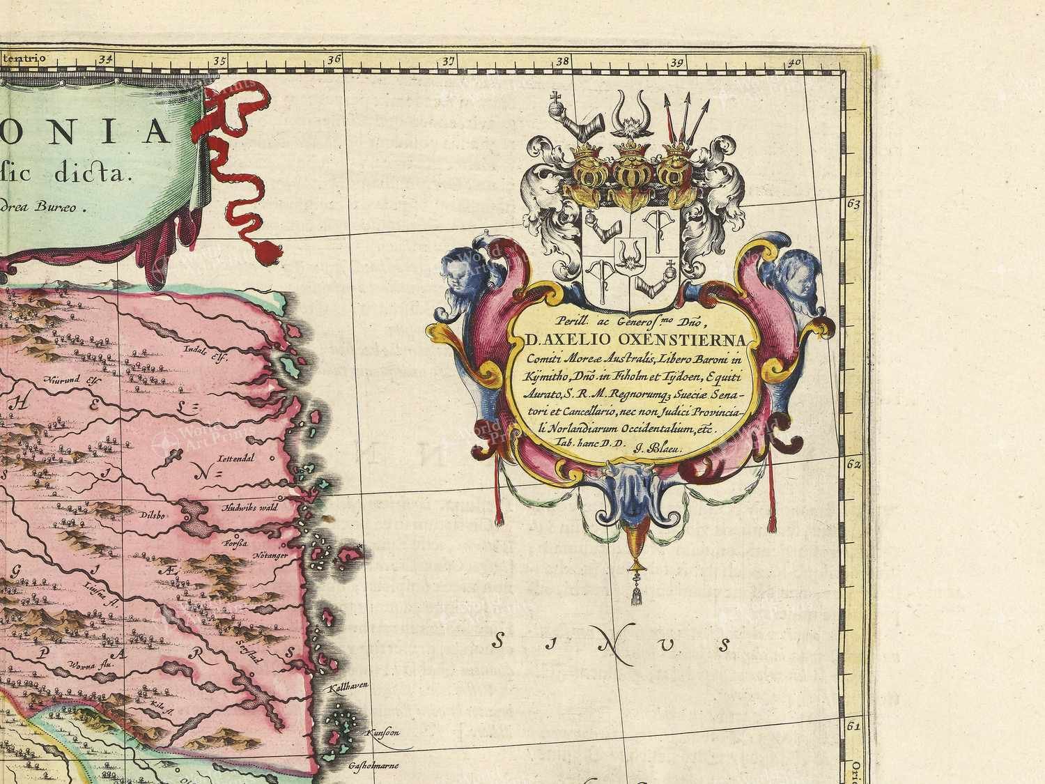 Map top right quadrant